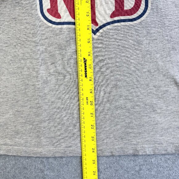NFL Team Apparel Gray Casual Workout Gym T‑Shirt - Picture 5 of 10